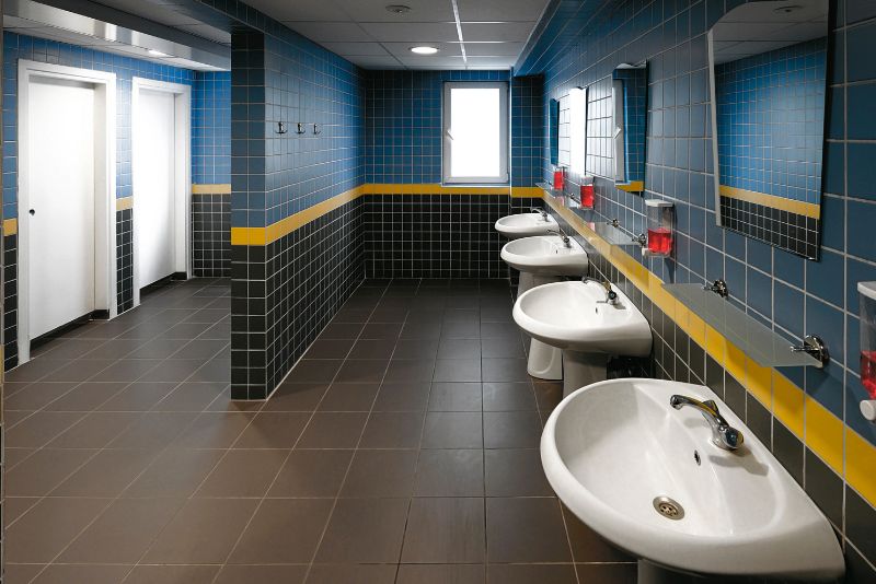 commercial bathroom