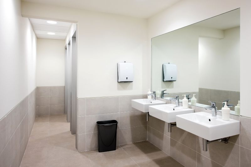 commercial bathroom design